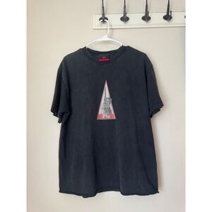 Vintage 1997 PIG Propaganda Sinsation T-Shirt Black Industrial Rock Band Tee L